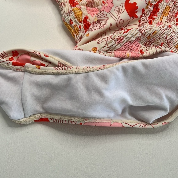 NWT Lolli swim Sugar Coast Smocked Cut Out Halter one piece swimsuit size XS - Picture 12 of 12